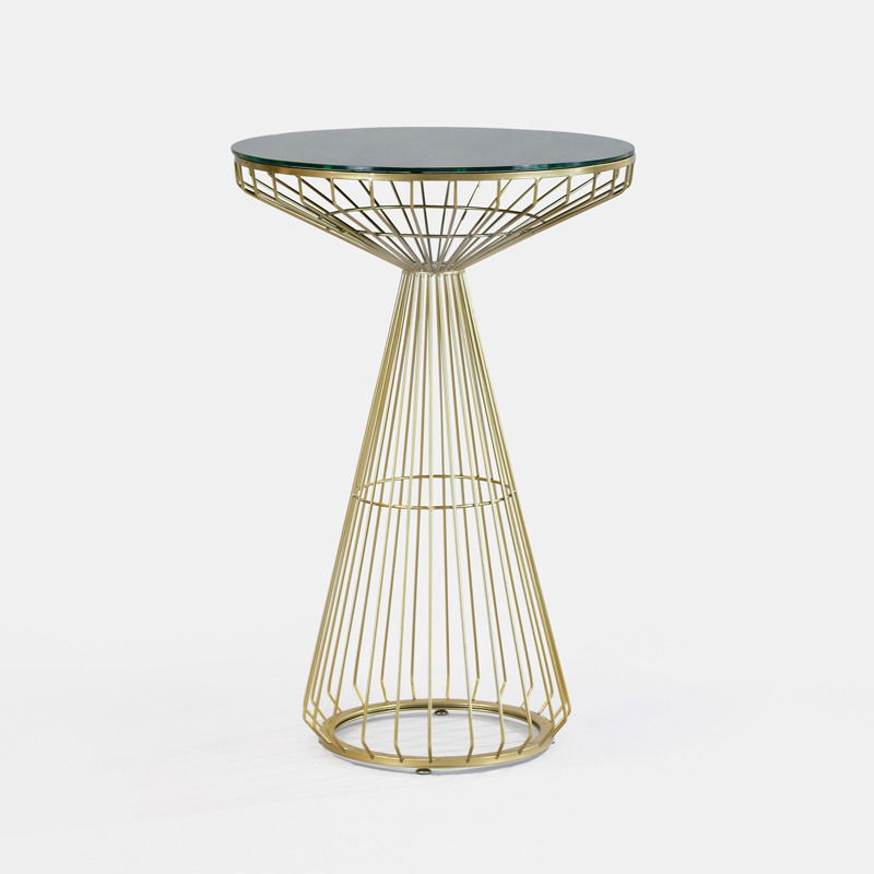 Gold Berlin High Cocktail Table - view 1 of 1