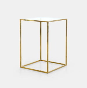 Gold Bilbao High Square Table 30" x 30" x 42"H