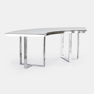 Silver Bilbao Serpentine Table - view 1
