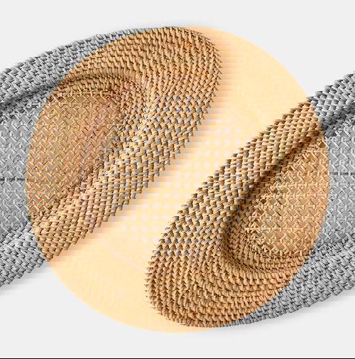 Honey Rattan Charger