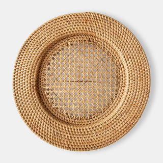 Honey Rattan Charger - view 1