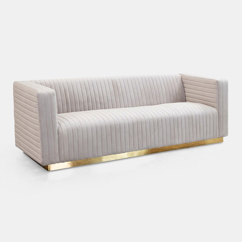 Steel Mercer Sofa - view 1 of 2