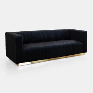 Black Mercer Sofa - view 1