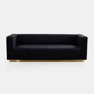 Black Mercer Sofa - view 2