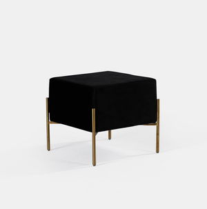 Black Osaka Ottoman