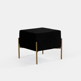 Black Osaka Ottoman - view 1