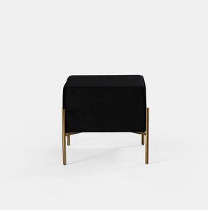 Black Osaka Ottoman