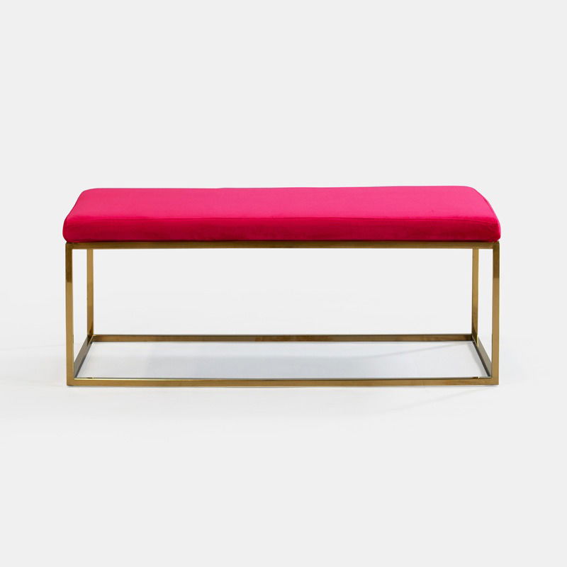 Lipstick Berlin Rectangular Ottoman