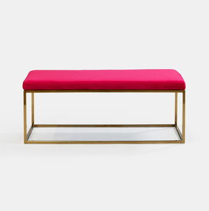 Lipstick Berlin Rectangular Ottoman