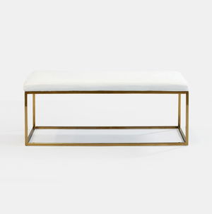 Oatmeal Berlin Rectangular Ottoman