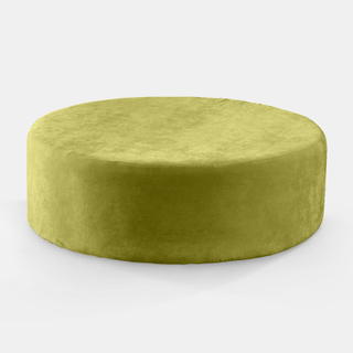 Grass Velluto Round Ottoman - view 1
