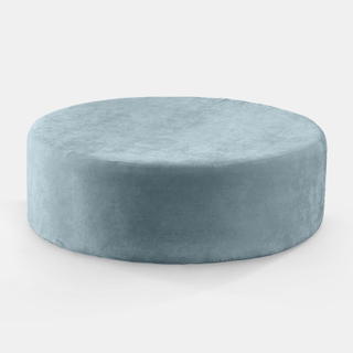 Sky Velluto Round Ottoman - view 1