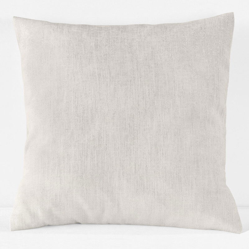 Ivory Metallic Burlap - view 2 of 3