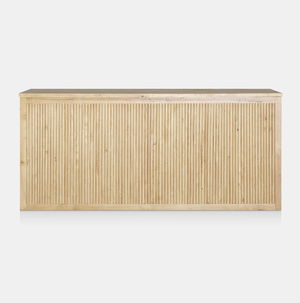 Natural Fluted Bar