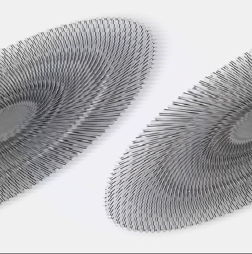 Smoke Fluted Charger