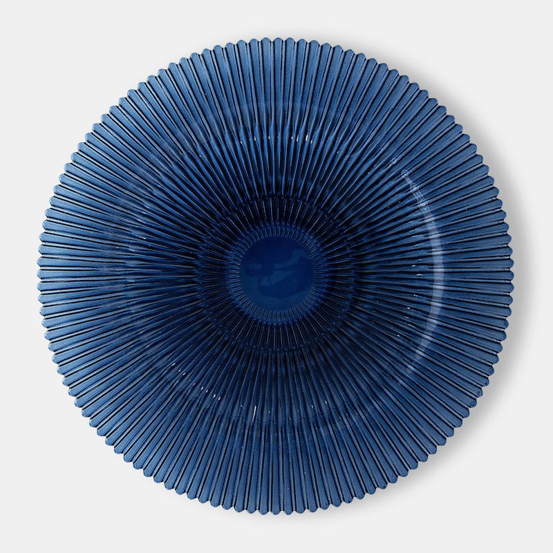 Cobalt Fluted Charger - view 1 of 1