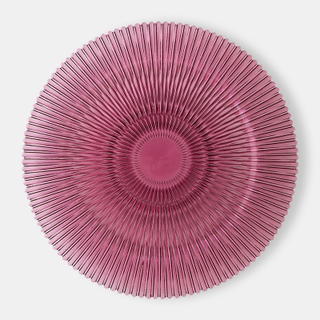 Berry Fluted Charger - view 1