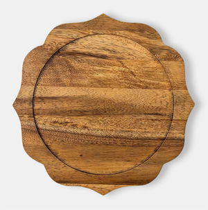 Natural Acacia Charger