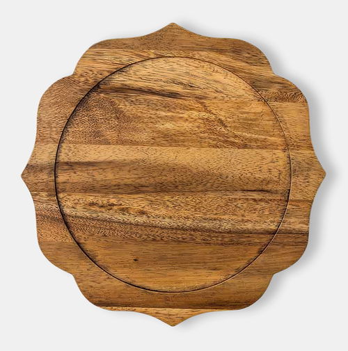 Natural Acacia Charger