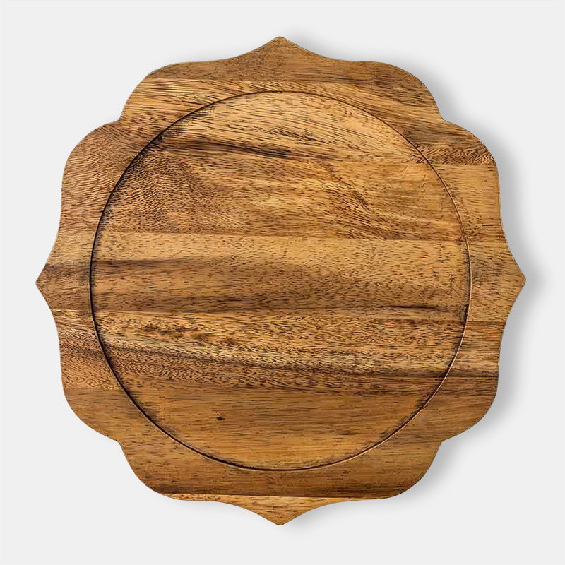 Natural Acacia Charger - view 1 of 1