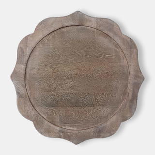 Gray Acacia Charger - view 1