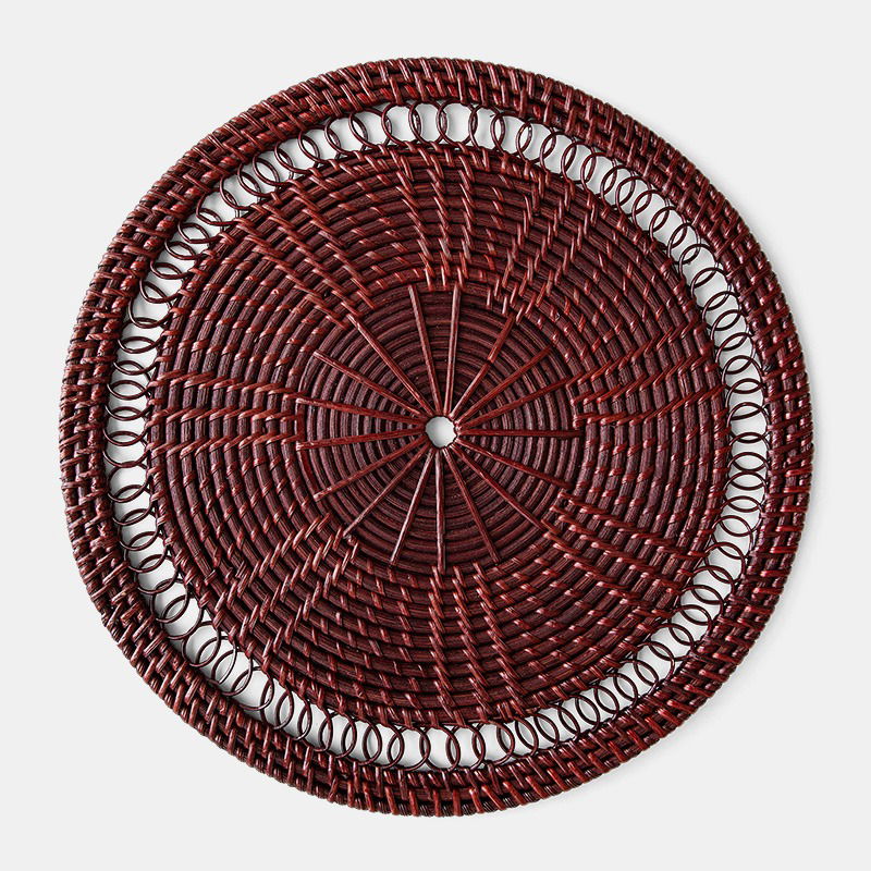 Crimson Basket Charger - view 1 of 1
