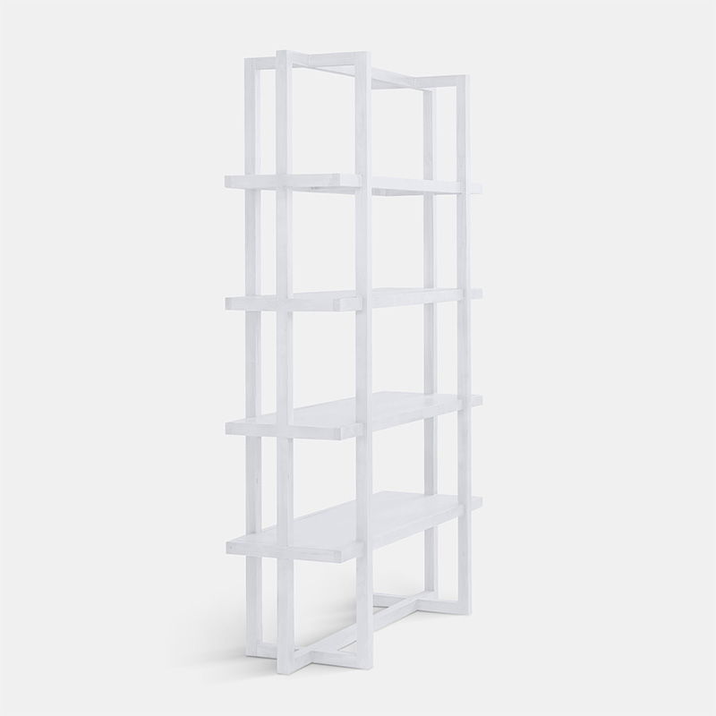 White Logan Bar Back