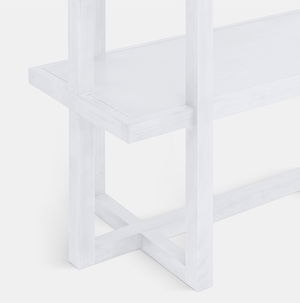 White Logan Bar Back
