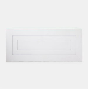 White Kent Metal Bar