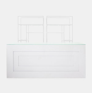 White Kent Metal Bar