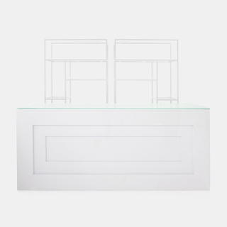 White Kent Metal Bar - view 3