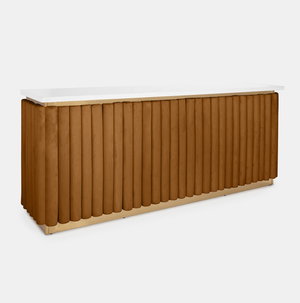 Gold Lawrence Bar - Sienna Velluto Panel