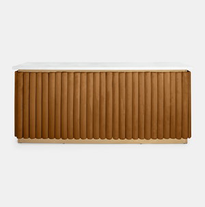 Gold Lawrence Bar - Sienna Velluto Panel