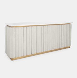 Gold Lawrence Bar - Ivory Velluto Panel