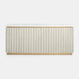 Gold Lawrence Bar - Ivory Velluto Panel