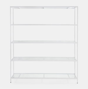 White Devin Bar Back - Wide