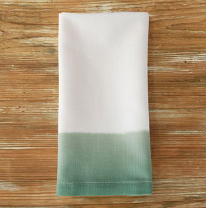 Celery Dip Dye Napkin