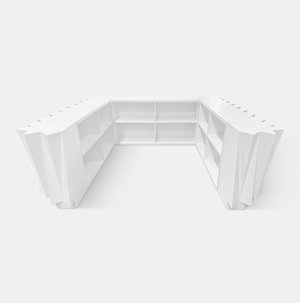 White Selton Bar 10ft