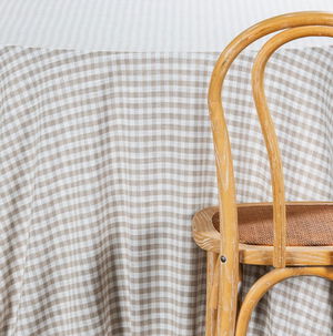 Natural Gingham