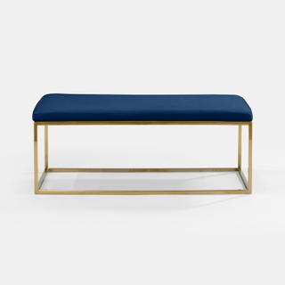 Indigo Berlin Rectangular Ottoman - view 1