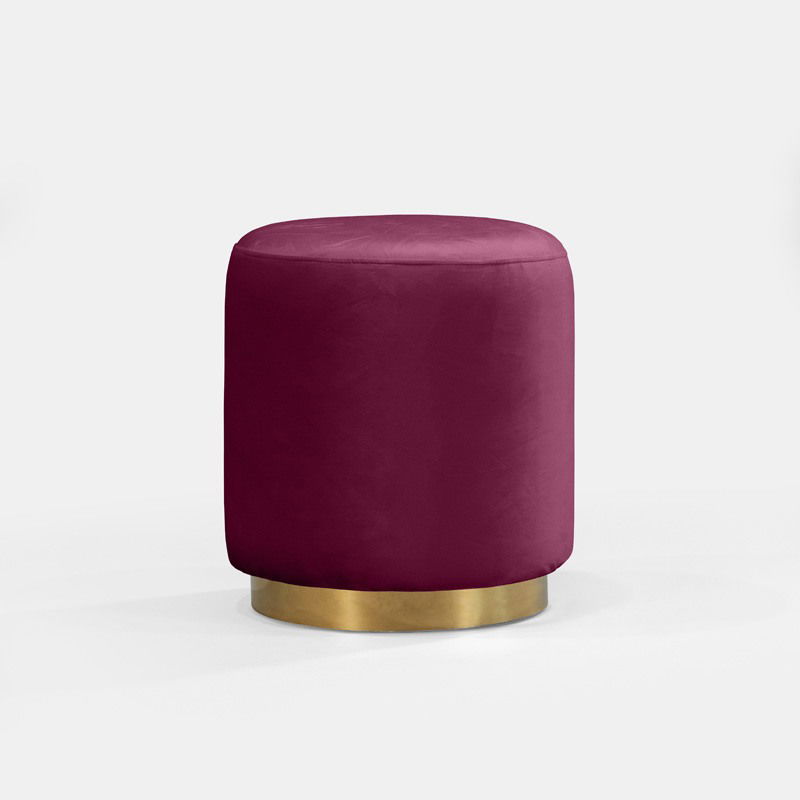 Eggplant Jaz Ottoman - view 1 of 1