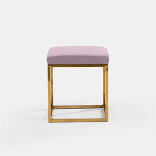 Lilac Berlin Square Ottoman - view 2