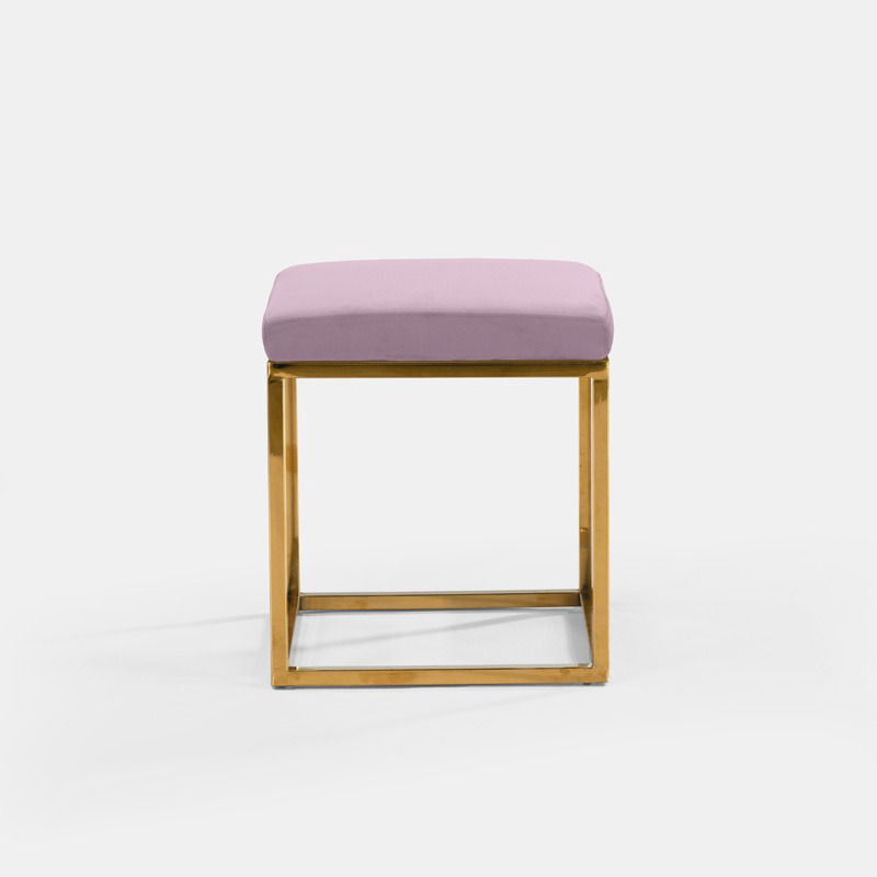 Lilac Berlin Square Ottoman - view 2 of 2