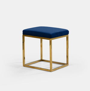 Indigo Berlin Square Ottoman