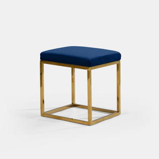 Indigo Berlin Square Ottoman - view 1