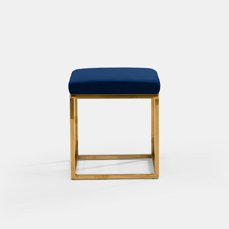Indigo Berlin Square Ottoman - view 2 of 2
