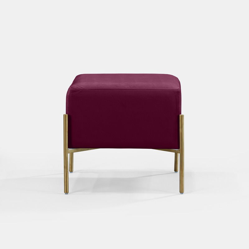 Eggplant Osaka Ottoman