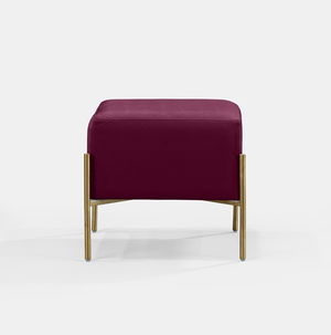 Eggplant Osaka Ottoman