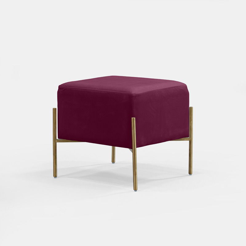 Eggplant Osaka Ottoman