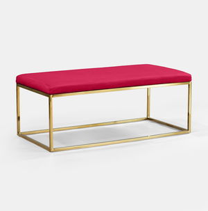Lipstick Berlin Rectangular Ottoman